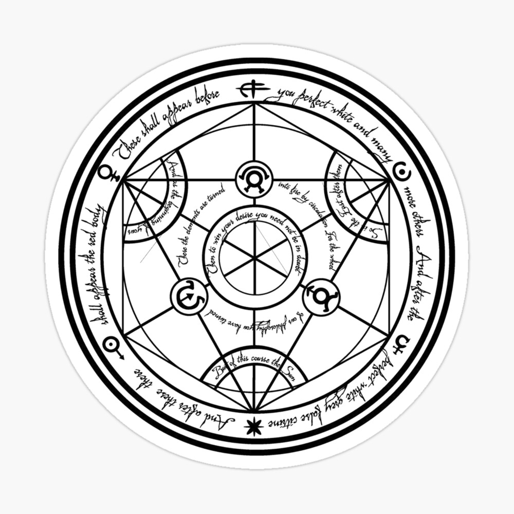 Can someone help me tweak this transmutation circle from Fullmetal ...