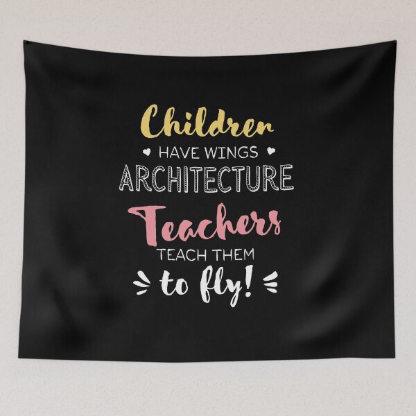 Item preview, Architecture Teacher Gifts - Beautiful Wings Quote designed and sold by betternotes.