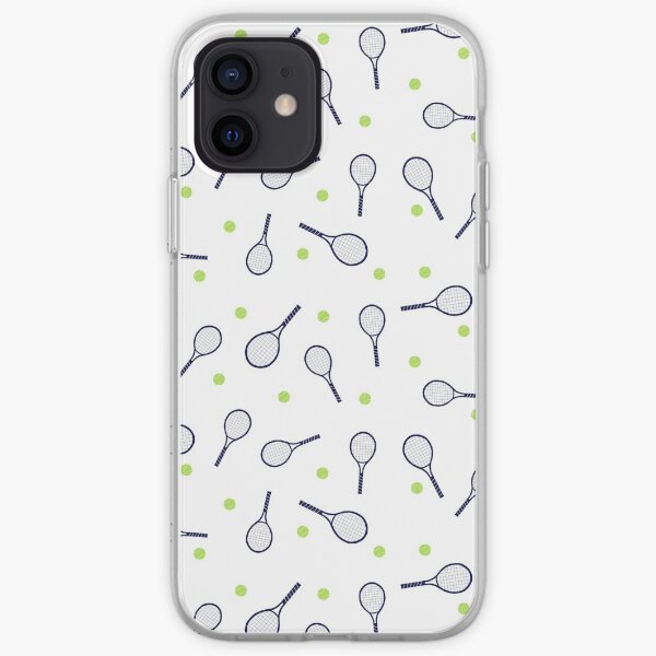 Tennis racket and ball iPhone Soft Case