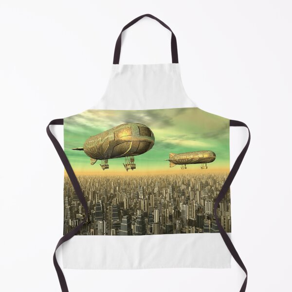 Item preview, Fantasy airships over a megacity designed and sold by MIRO3D.