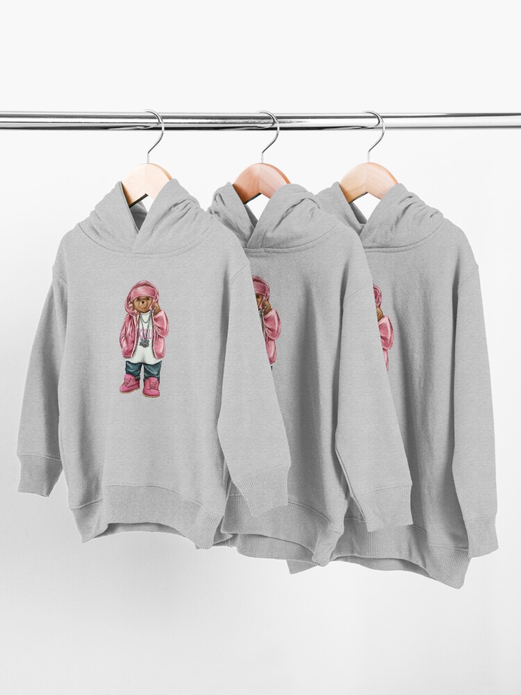 Alternate view of Cam'Ron Shirt Cam'ron, facemask, airbrush dipset Killa Cam Tshirt Cam'ron Pink Fur Fan Art & Gear Toddler Pullover Hoodie