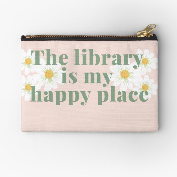 Aperçu de l'œuvre la bibliothèque est mon endroit heureux créée et vendue par Leea's Library.