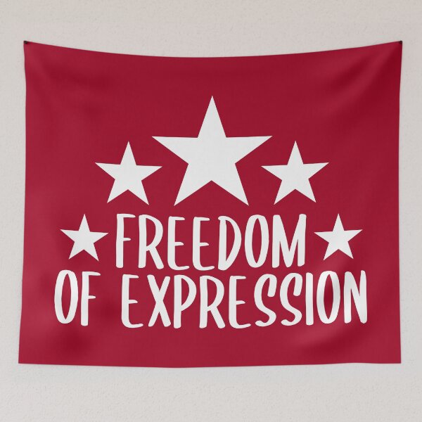 Item preview, Freedom of Expression designed and sold by BlueZenStudio.