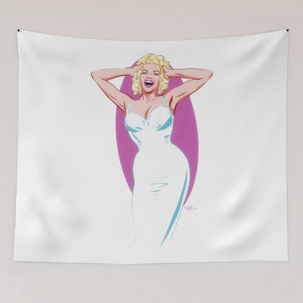 Item preview, Jayne Mansfield - An illustration by Paul Cemmick designed and sold by TIGERDAVER.