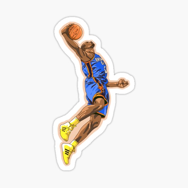 “Serge Ibaka Artwork” Sticker by nikofromgta | Redbubble