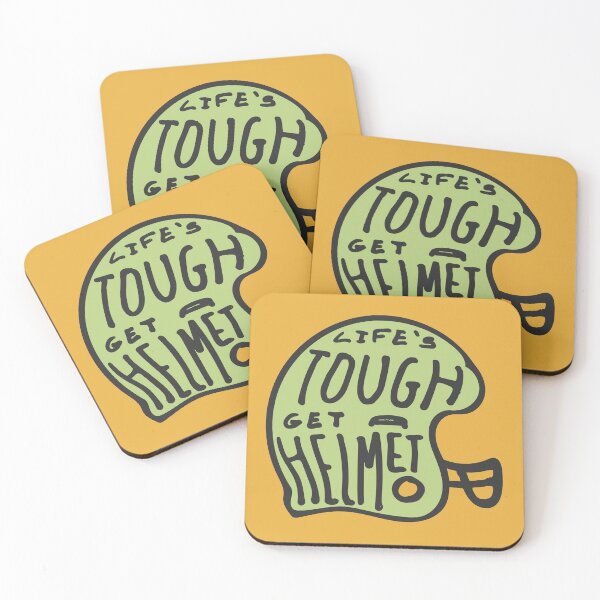 Item preview, life’s tough get a helmet  designed and sold by graphicgal.