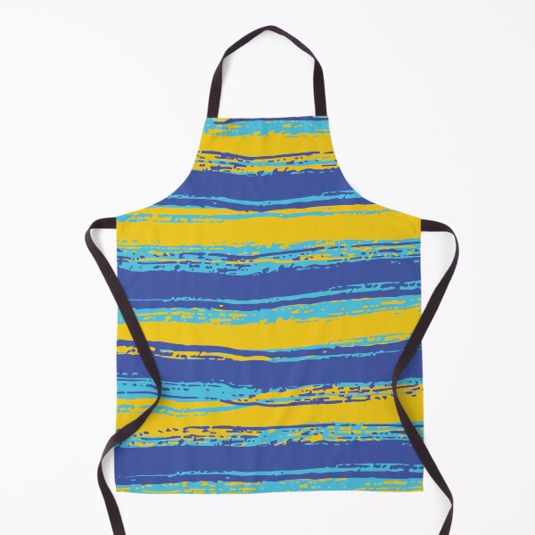 Item preview, Horizontal Blue,Yellow, Light Turquoise Stripes designed and sold by Mia Harper Design.