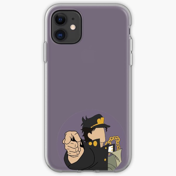Jotaro Kujo Minimalist iPhone Soft Case