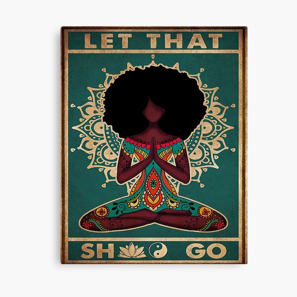 Item preview, Yoga Let That Shit Go - Yoga Poster, Yoga Print, Best Gift Ever designed and sold by mediastyle2.
