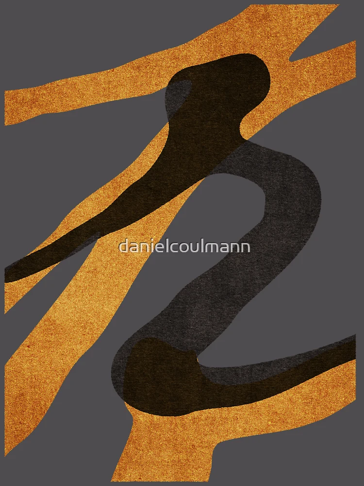 Thumbnail 6 von 6, Premium Oversized Pullover, ABSTRACT ALPHABET / Script R designt und verkauft von danielcoulmann.
