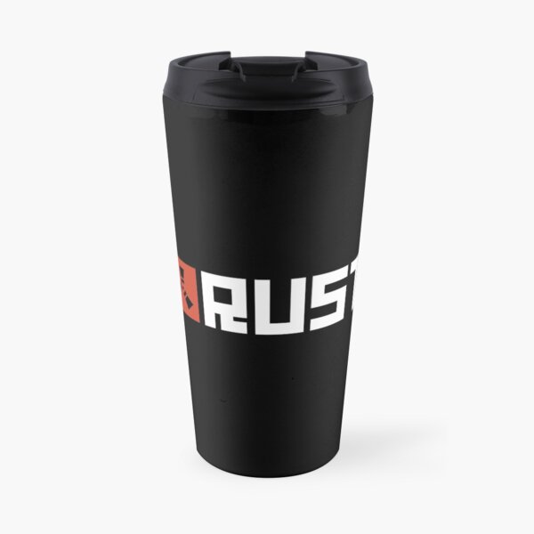 Rust Game Logo Travel Coffee Mug