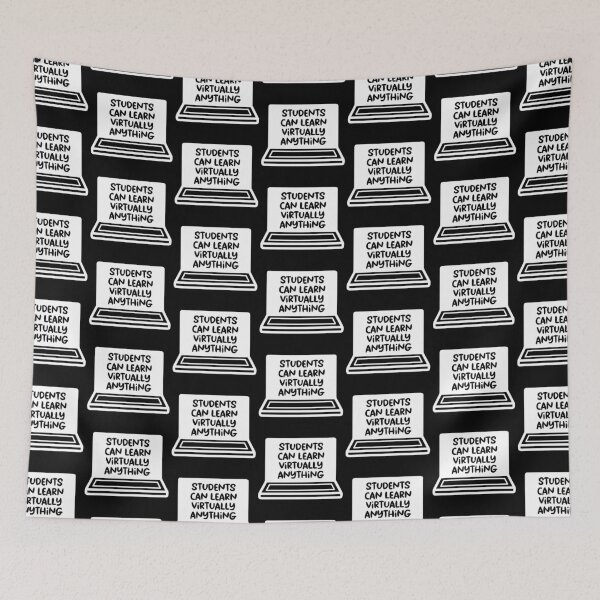 Item preview, Students Can Learn Virtually Anything Funny Laptop designed and sold by Identity Club Co.