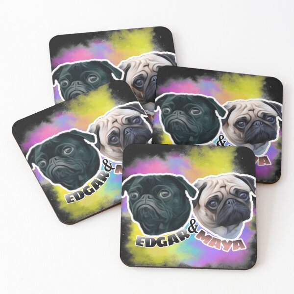 Item preview, Edgar & Maya PewDiePie Pugs designed and sold by KirkyEdits.