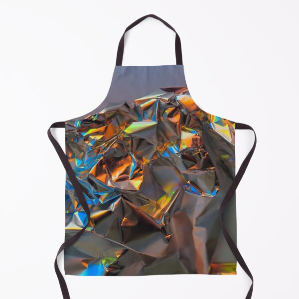 Item preview, Iridescent colorful aluminium foil pattern shiny glitter holographic gift for her designed and sold by conceptDVS.