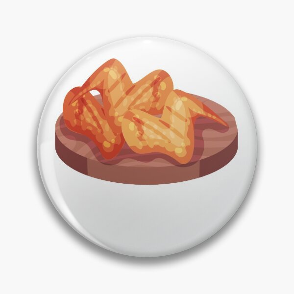 Item preview, Plate of chicken wings designed and sold by ExploreStore.