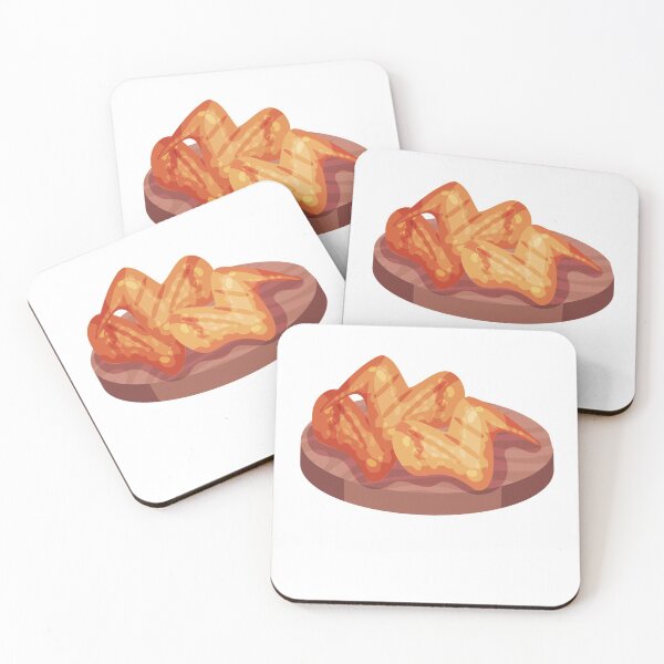 Item preview, Plate of chicken wings designed and sold by ExploreStore.