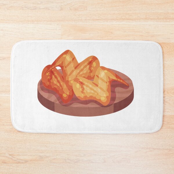 Item preview, Plate of chicken wings designed and sold by ExploreStore.