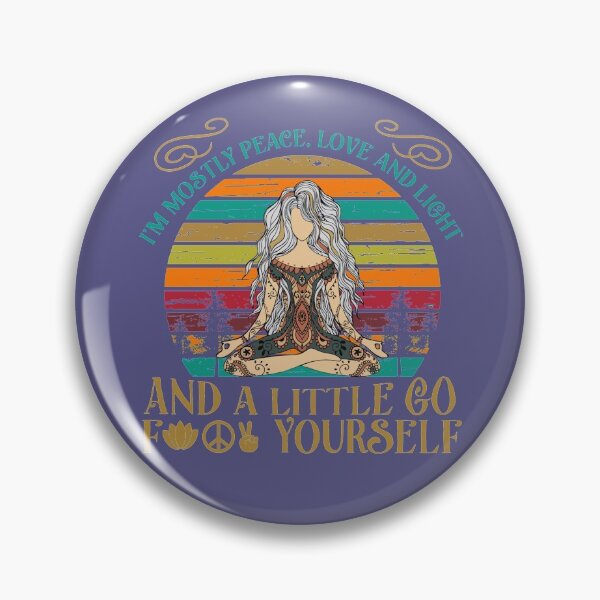 Item preview, I'm Mostly Peace Love and Light designed and sold by LeKrome.