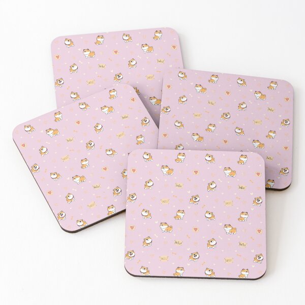 Artikelvorschau, Lovey Shibes in Pink entworfen und verkauft von graphicmeyou.