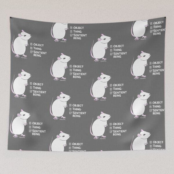 Item preview, Animals are sentient beings not things designed and sold by vegansfacts.