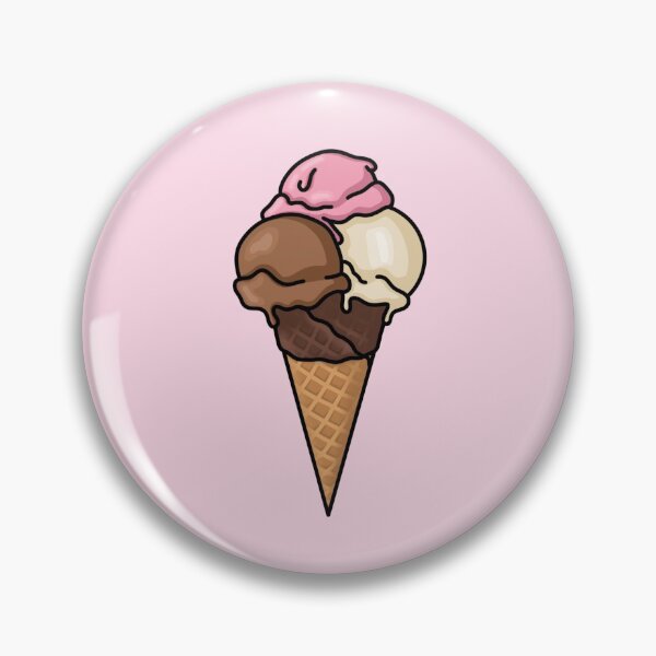 Artikelvorschau, Triple Scoop Chocolate Dipped Waffle Cone Ice Cream * sabbert * entworfen und verkauft von AlmightyClaire.