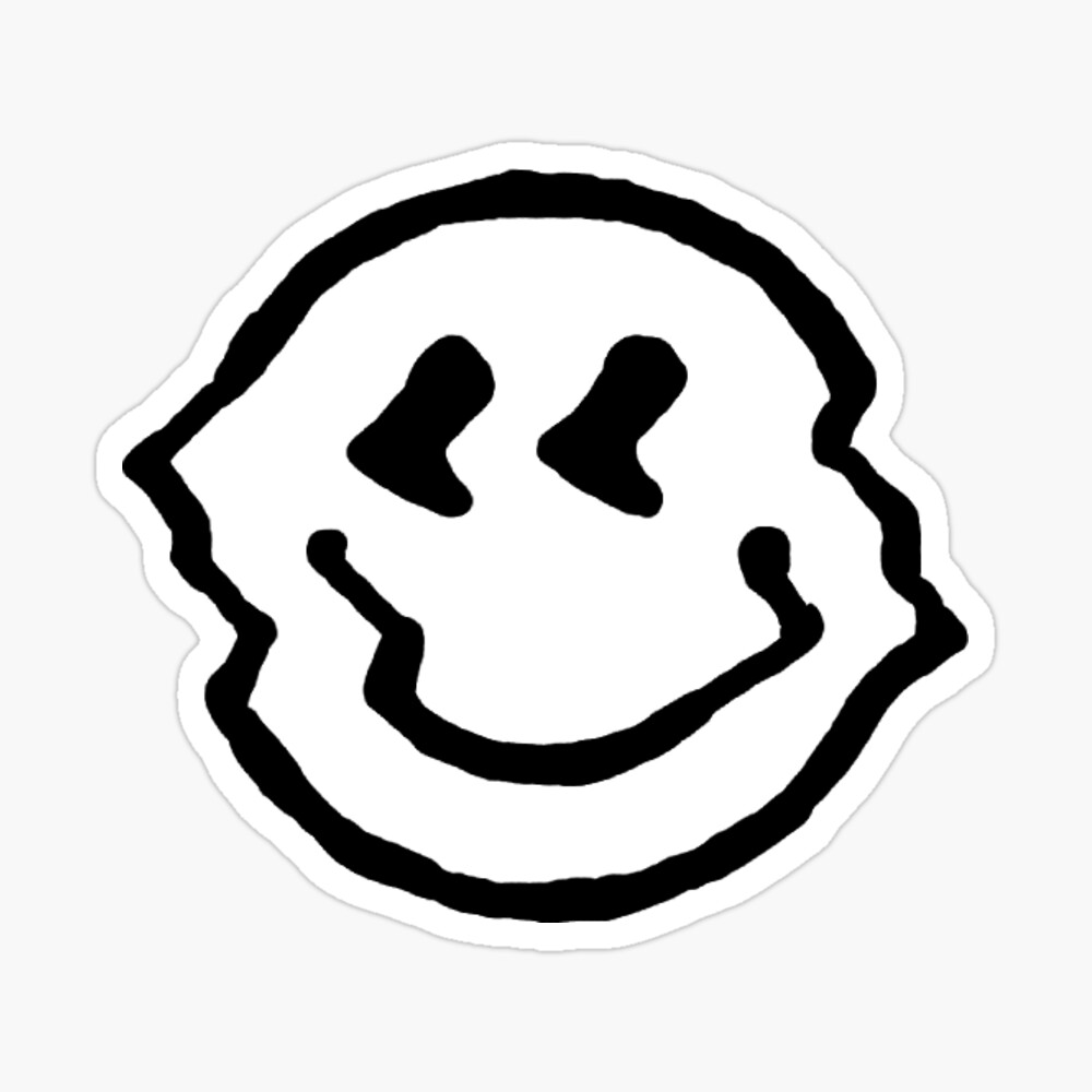 Trippy Smiley Face | Sticker