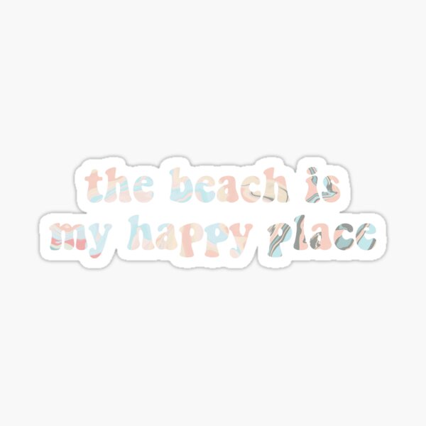 Item preview, the beach is my happy place (swirl) designed and sold by cierrachavez.