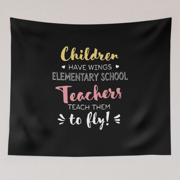 Item preview, Elementary School Teacher Gifts - Beautiful Wings Quote designed and sold by betternotes.
