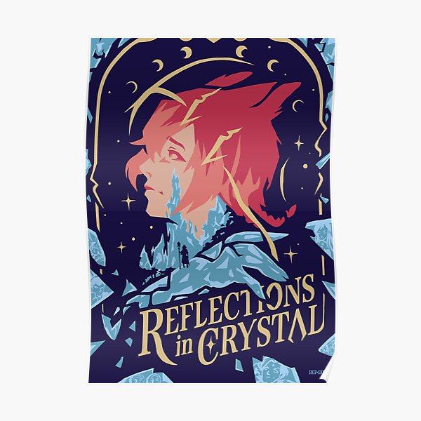 Reflections in Crystal Poster
