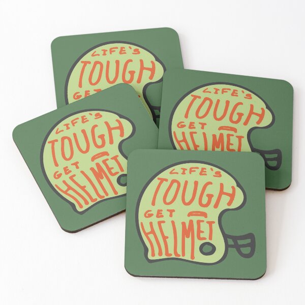 Item preview, life’s tough get a helmet  designed and sold by graphicgal.