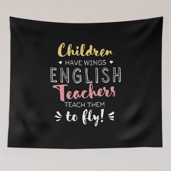 Item preview, English Teacher Gifts - Beautiful Wings Quote designed and sold by betternotes.