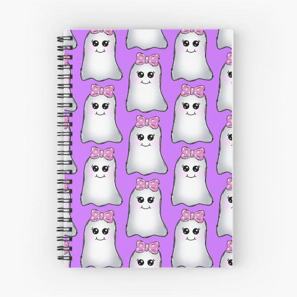 Item preview, Halloween ghost with pink polka dot bow designed and sold by Susan Turpin.