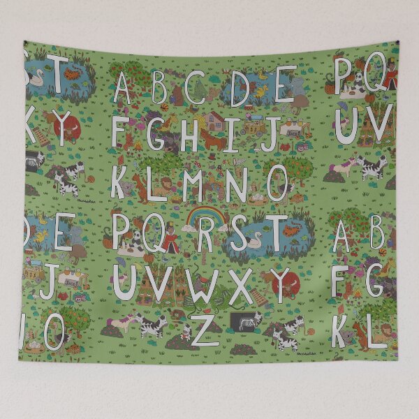 Item preview, Alphabet Garden  designed and sold by SpaceWhaleRid3r.