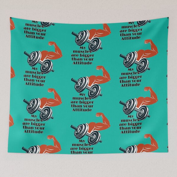 Item preview, My muscles are bigger than your attitude designed and sold by Talwaran.