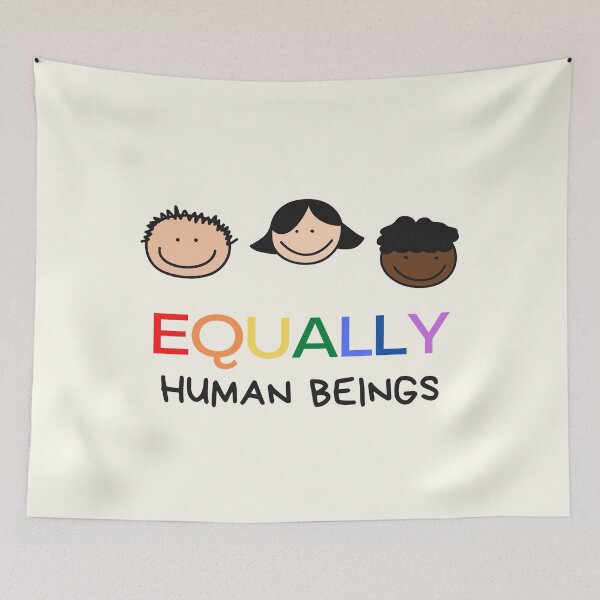 Item preview, Equally Human Beings designed and sold by PurpleTank.