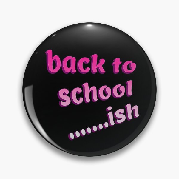 Item preview, Back to School ish - Pink on Black designed and sold by NoMatterLab.