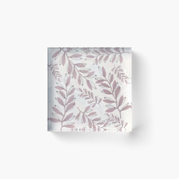 Item preview, Repeating abstract leaf pattern designed and sold by SophieMulford.