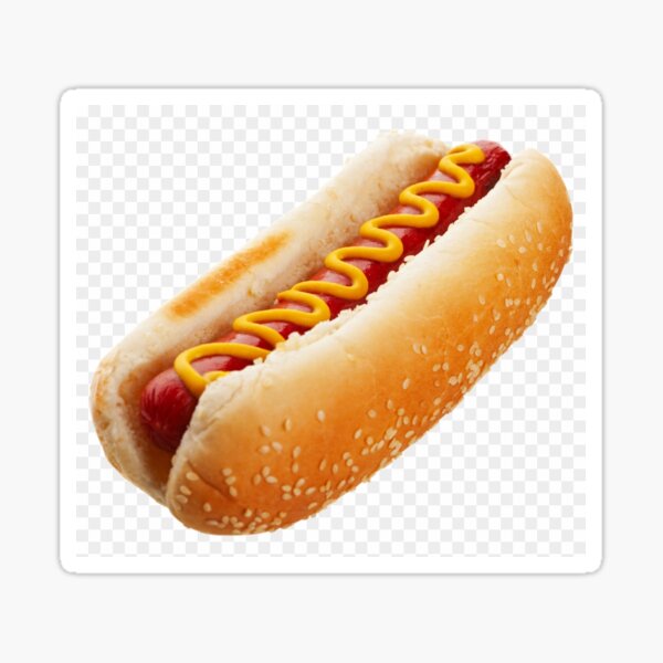 Hot Dog Meme Stickers Redbubble - hot dog guy roblox