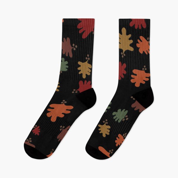 Item preview, Falling Autumn Leaves on Black designed and sold by MoodyCarp.