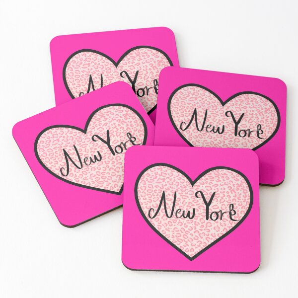 Item preview, new york cheetah print heart designed and sold by elliessleeping.