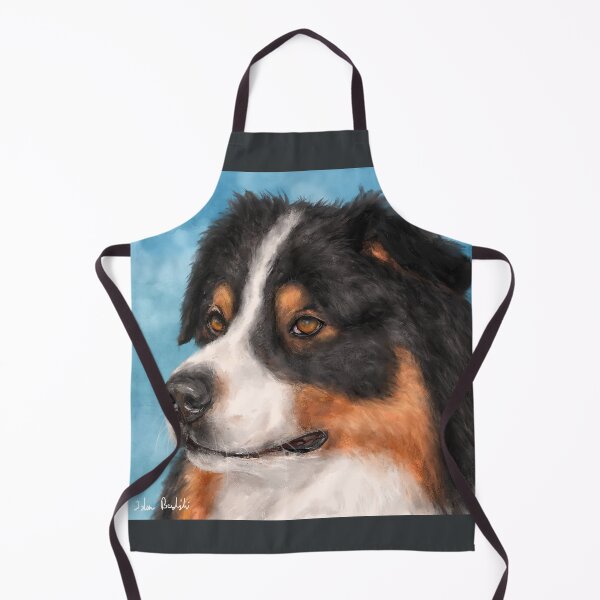 Item preview, Painting of a Gorgeous Australian Shepherd designed and sold by ibadishi.