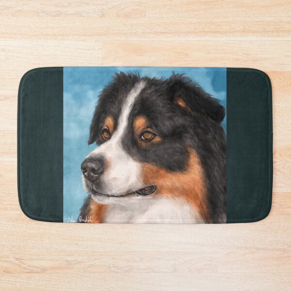 Item preview, Painting of a Gorgeous Australian Shepherd designed and sold by ibadishi.