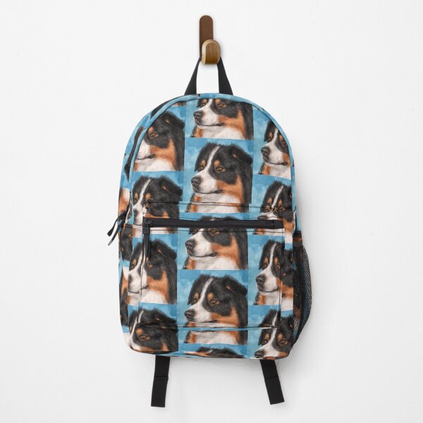 Item preview, Painting of a Gorgeous Australian Shepherd designed and sold by ibadishi.