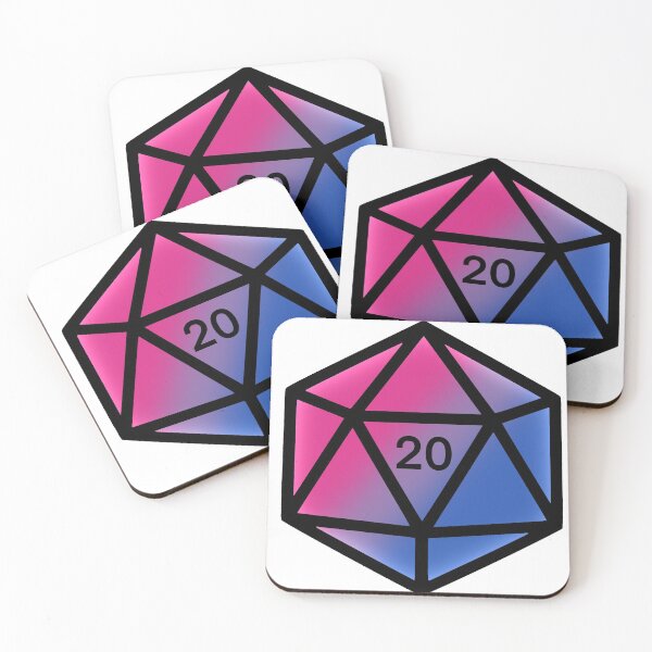 Item preview, Bi D20 designed and sold by Local Cosmic & Chaotic Gremlin Hoard.