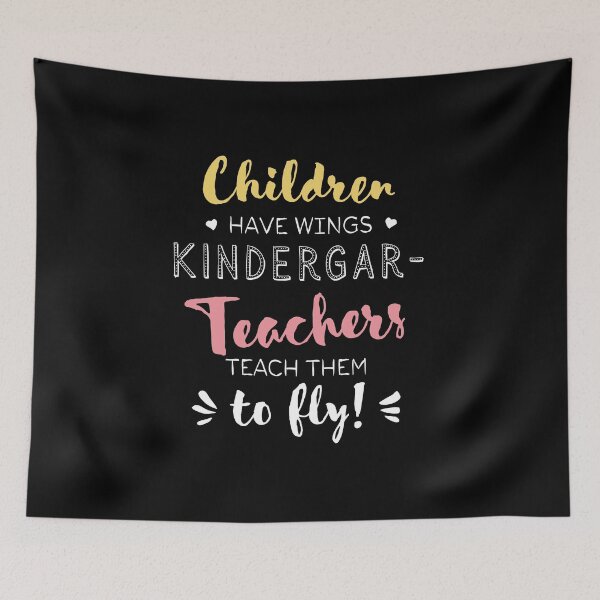 Aperçu de l'œuvre Kindergarten Teacher Gifts - Beautiful Wings Quote créée et vendue par betternotes.