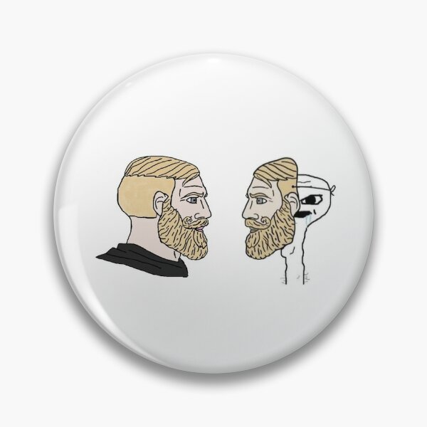 Chad Meme Face Sticker for Sale by EtherSales