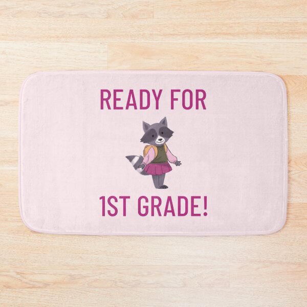 Item preview, Kawaii Cute Mousse "Ready for 1st Grade" - Cute gift for first day of 1st grade designed and sold by TamGustam.
