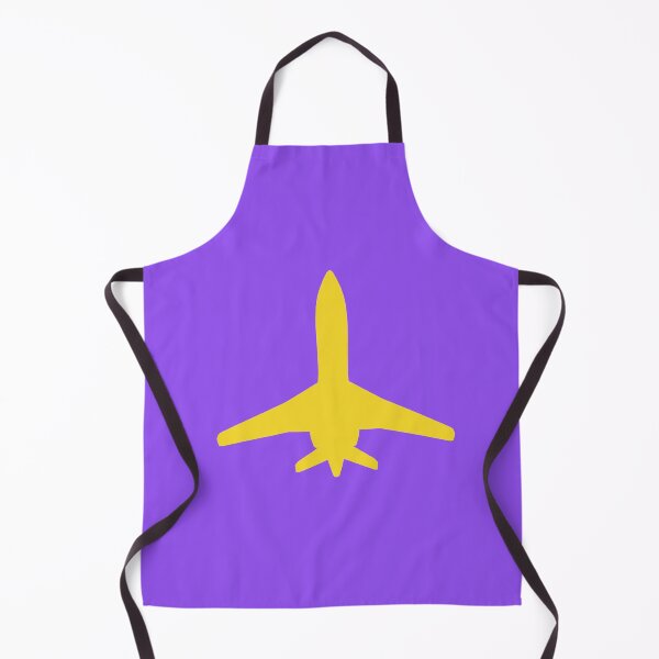 Item preview, Yellow silhouette of a commercial airplane taking off designed and sold by MIRO3D.