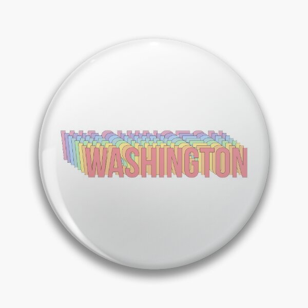 Item preview, Washington Retro Rainbow designed and sold by maniacfitness.