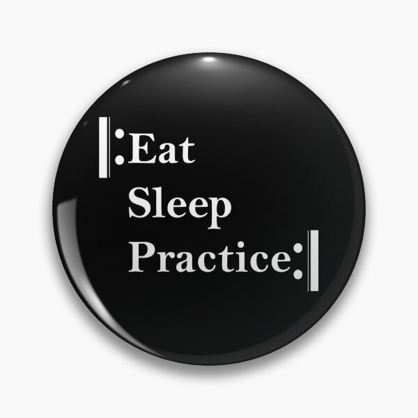 Item preview, Eat Sleep Practice Repeat (White Print) designed and sold by 3Talents.